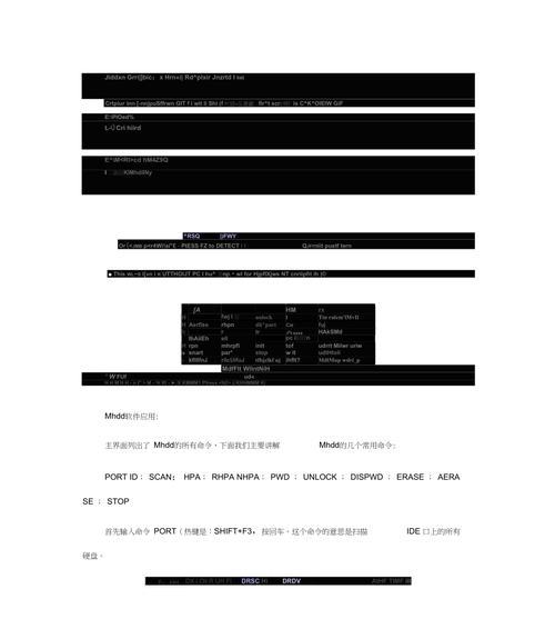 MHDD硬盘检测方法详解（了解MHDD硬盘检测工具的使用及功能）