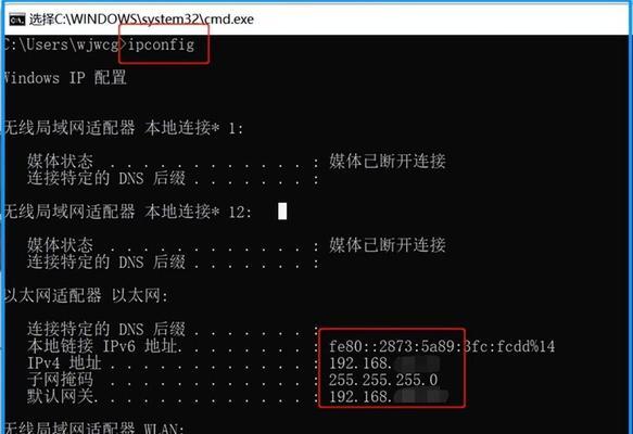 如何使用CMD查询电脑IP地址（快速准确地获取本机IP信息）